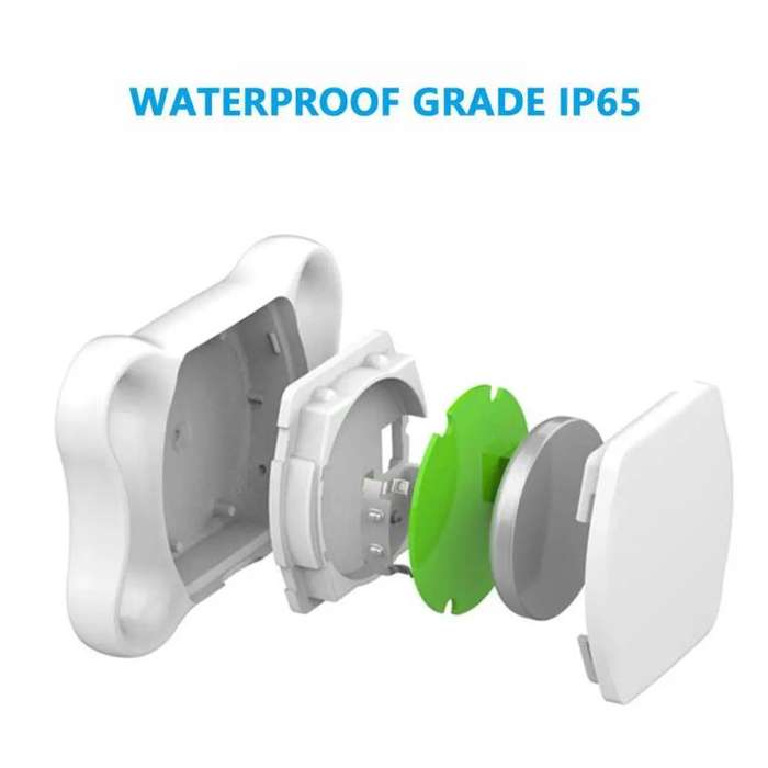 GPS Tracker For Cats & Dogs Global Real-Time Tracking Collar Anti-Loss Waterproof Pet Locator Com...