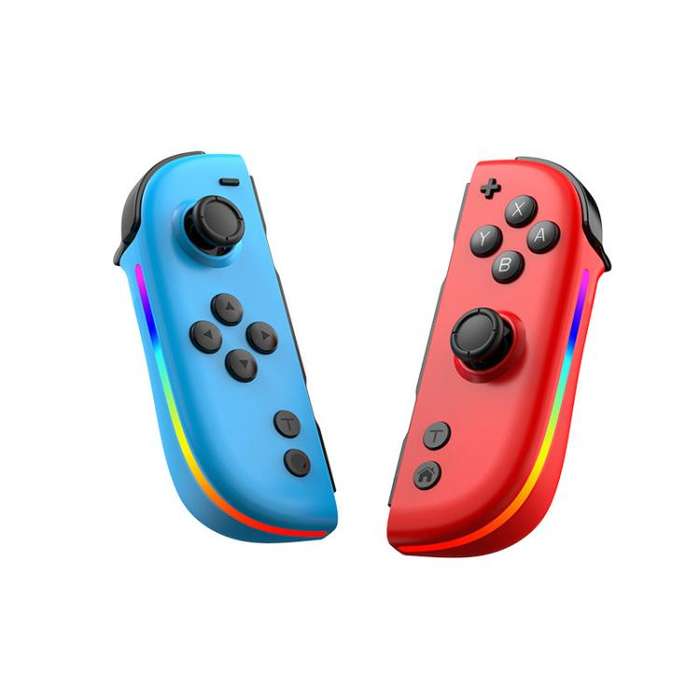 For Nintendo Switch JOY-05 Split Controllers TMR Hall Effect Joysticks, 6-Axis Motion & RGB Light...