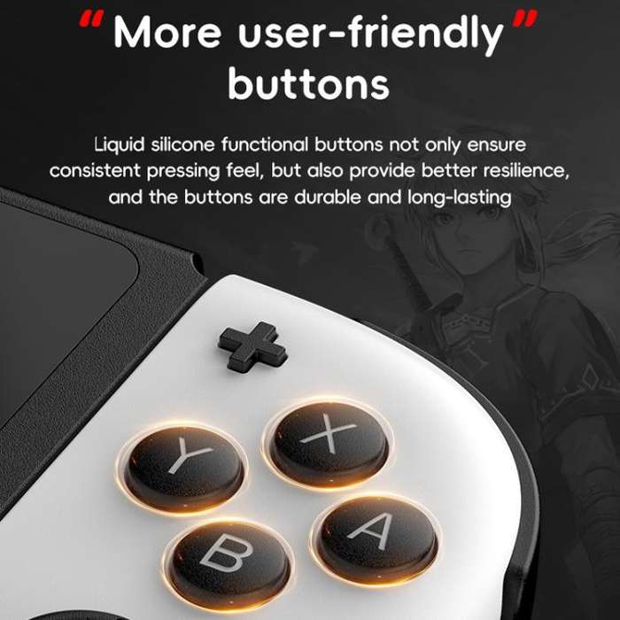For Nintendo Switch JOY-05 Split Controllers TMR Hall Effect Joysticks, 6-Axis Motion & RGB Light...