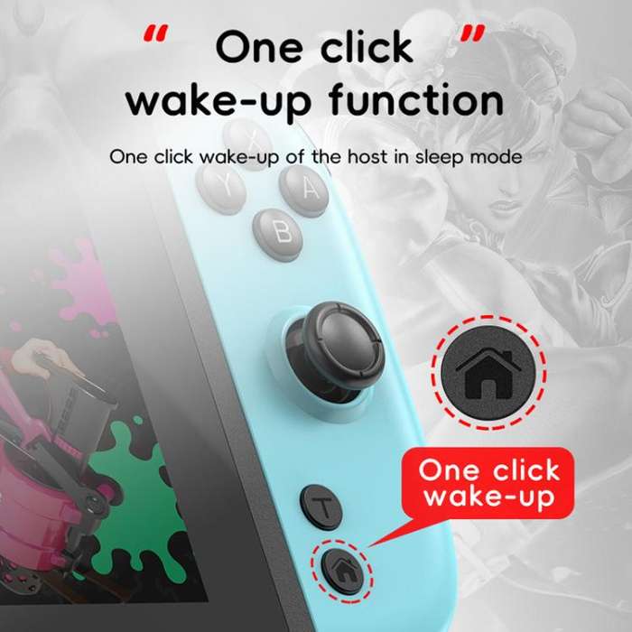 For Nintendo Switch JOY-05 Split Controllers TMR Hall Effect Joysticks, 6-Axis Motion & RGB Light...