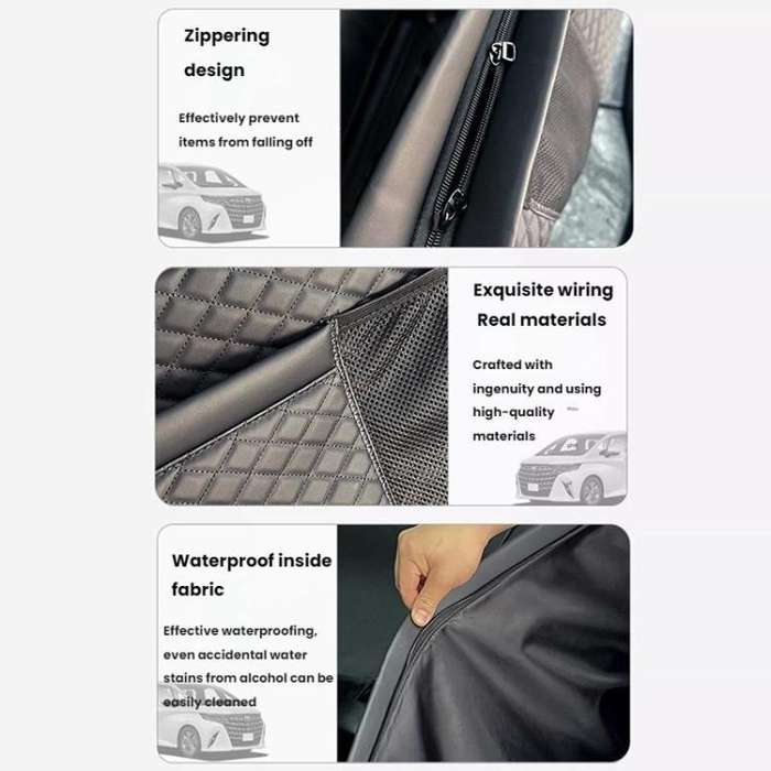 For Toyota Alphard/Vellfire 105x52cm Trunk Storage Bag(2015-2022 30 Series)