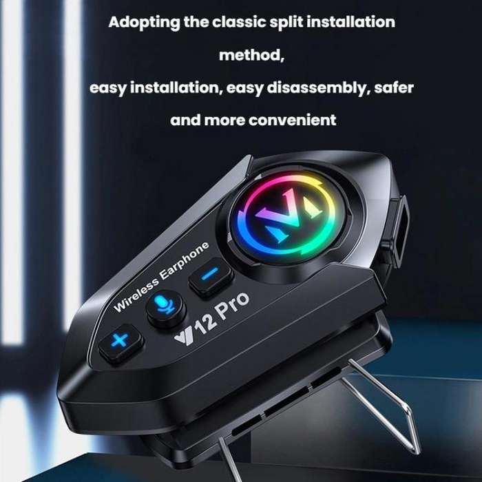 Motorcycle Helmet Waterproof Noise-reducing Headset(Soft Mic)