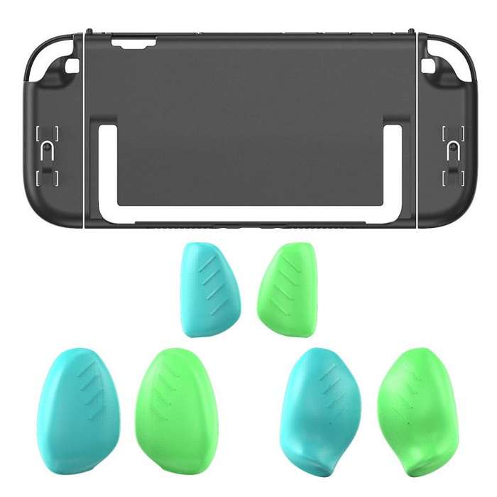 For Nintendo Switch 2 Split Design Crystal PC Protective Case with 3 Sizes Ergonomic Grips Clear ...