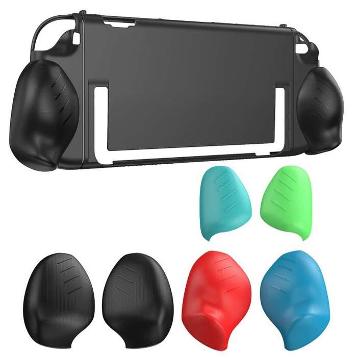 For Nintendo Switch 2 Split Design Crystal PC Protective Case with 3 Sizes Ergonomic Grips Clear ...