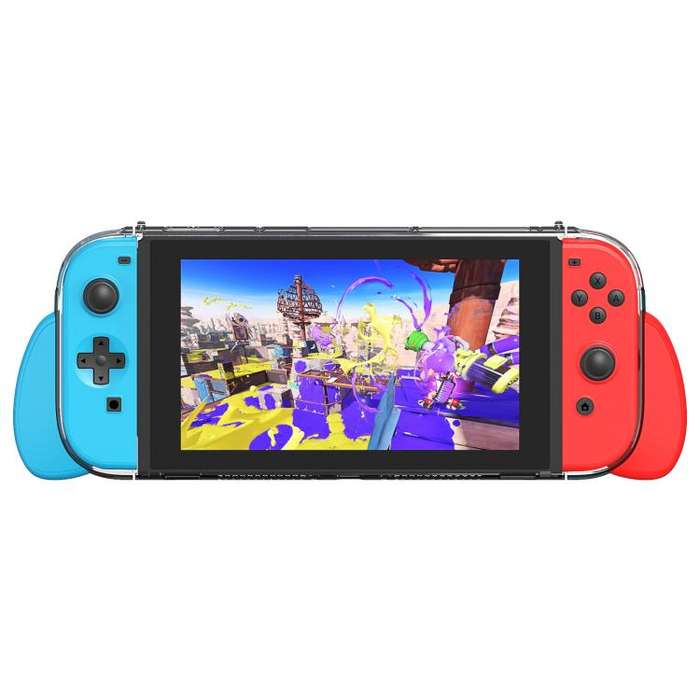 For Nintendo Switch 2 Split Design Crystal PC Protective Case with 3 Sizes Ergonomic Grips Clear ...