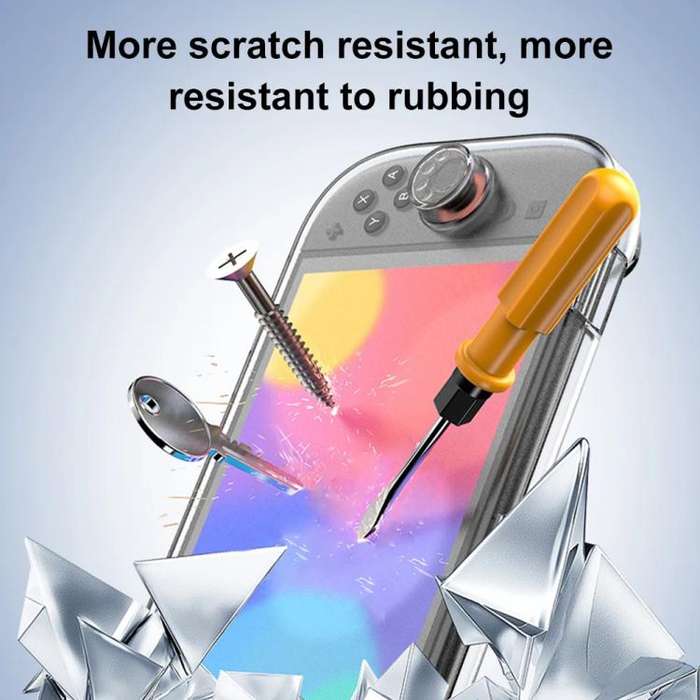 For Nintendo Switch 2 Console Crystal Storage Case Organizer Anti-Scratch Travel Box With 14 Game...