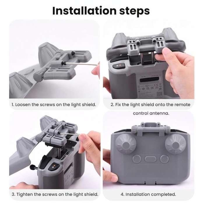 For DJI AIR 3S/MINI 4 PRO/NEO BRDRC Remote Control Hood(RC-N1/N2/N3)