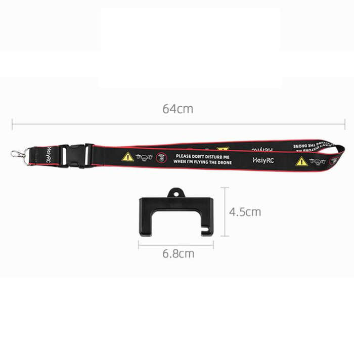 For DJI MINI 4 PRO/Mavic 3/AIR 3/NEO BRDRC Remote Control Widened Lanyard(Red Edge)