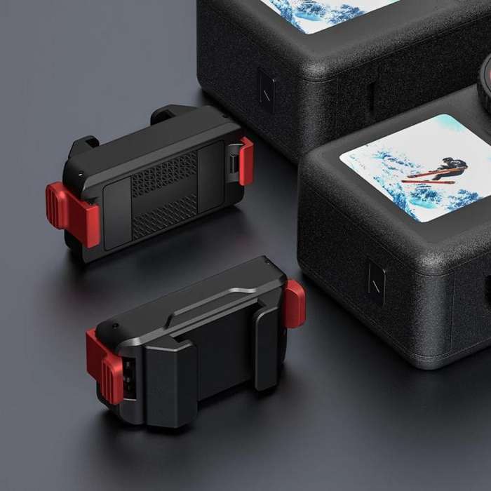 For DJI Osmo Action 5 Pro/Action 4/Action 3 Magnetic Quick Release Adapter with Cold Shoe Mount B...