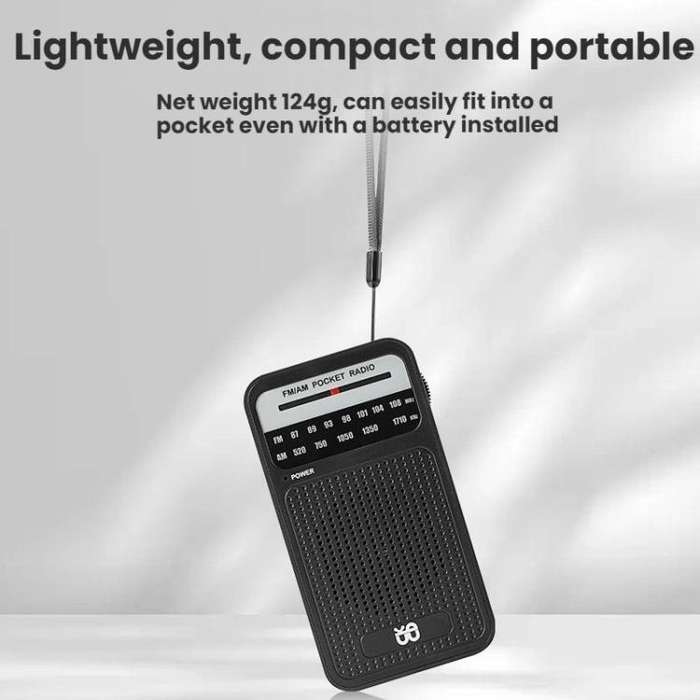 Portable Pointer AM/FM Full Channel Radio(Green)