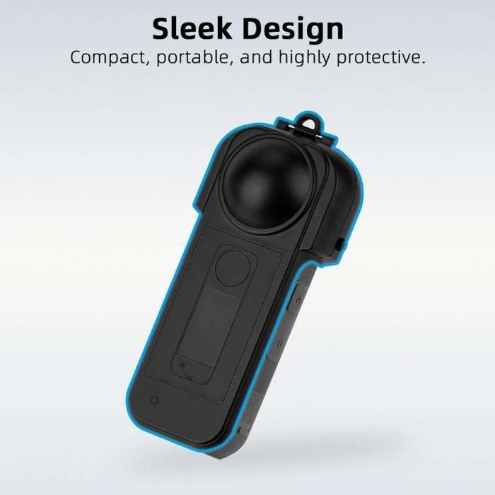 For Insta360 X5 Flymile Lens & Screen Protective Cover Anti-Scratch Gimbal Guard Shield(Blue)