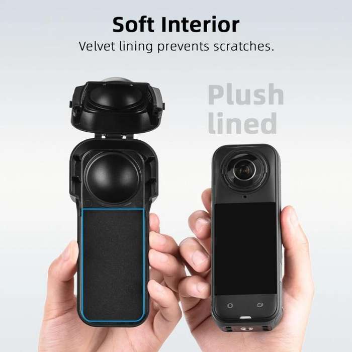 For Insta360 X5 Flymile Lens & Screen Protective Cover Anti-Scratch Gimbal Guard Shield(Blue)