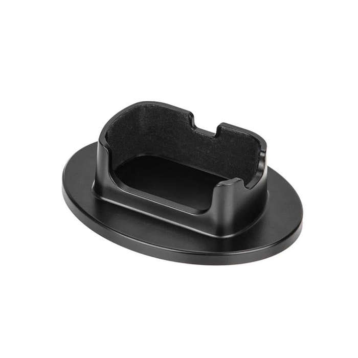 For Insta360 X5  Flymile Anti-Slip Base Plastic Desktop Stand Stable Camera Holder(Black)