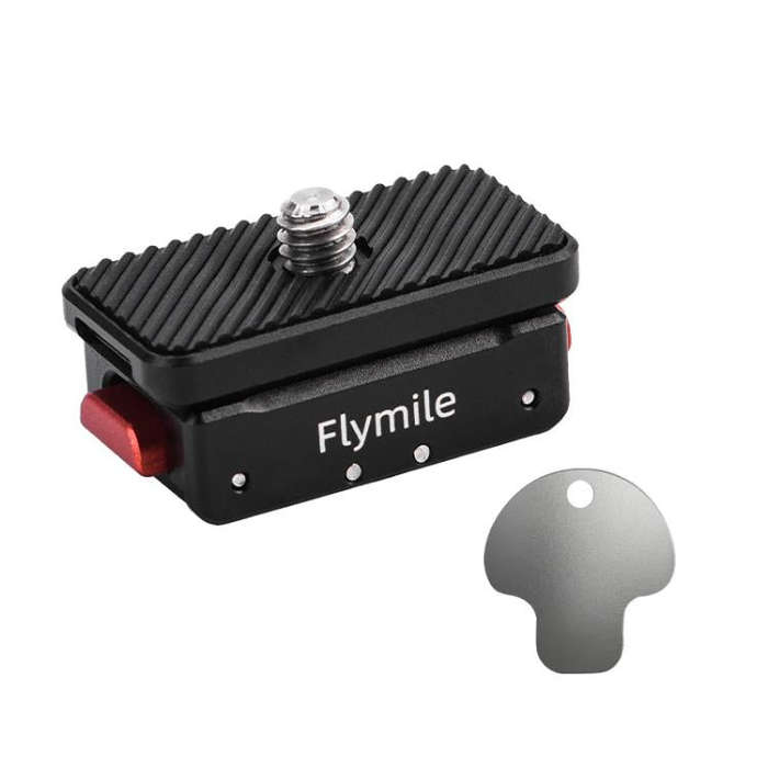 Flymile Magnetic Quick-Release Base 1/4 Inch Thread Foldable Extension Kit for Insta360 Ace Pro 2...
