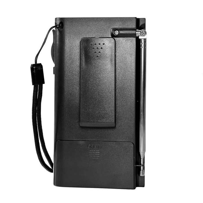 INDIN BC-R955 Portable AM/FM Radio with High-Fidelity Sound & Clip-On Design Sports Outdoor Playe...