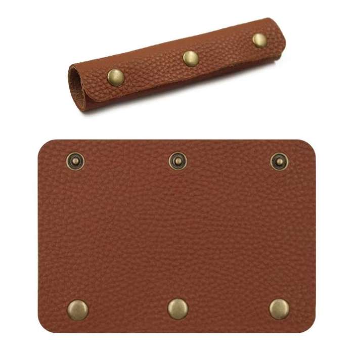 3 Layered Buckle Handbag Cover Bag Shoulder Strap Protector For Travel Cases / Bags(Brown)