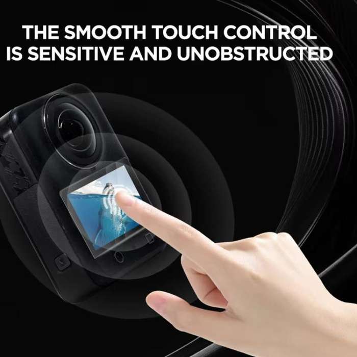 For DJI Osmo 360 CYNOVA Tempered Glass Screen Protector Kit Auto-Align Installation Frame