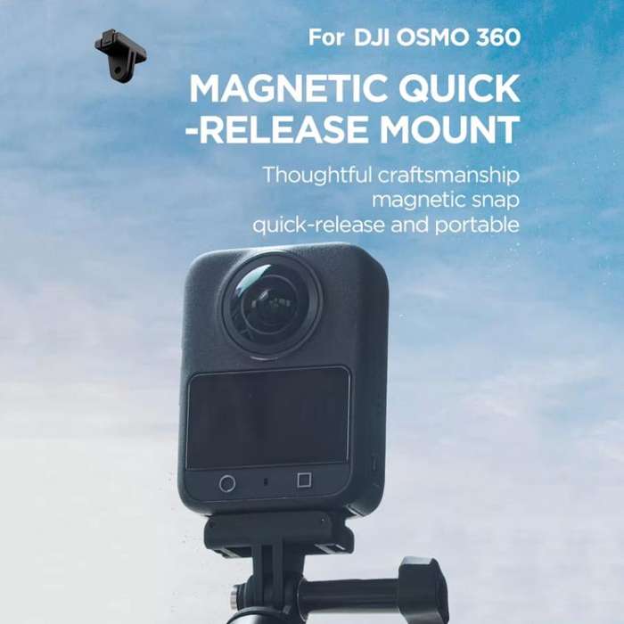 For DJI Osmo 360 CYNOVA Magnetic Quick-Release Base Adapter Camera Accessories(Black)