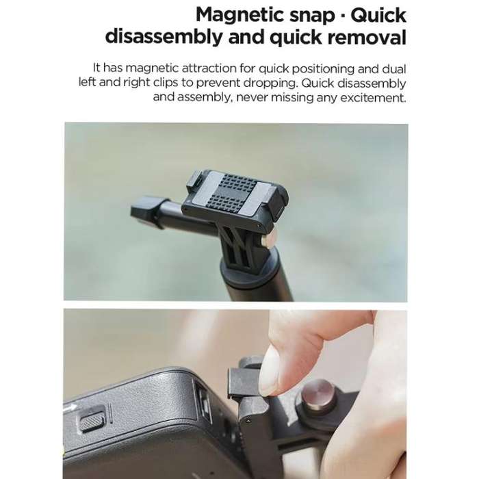 For DJI Osmo 360 CYNOVA Magnetic Quick-Release Base Adapter Camera Accessories(Black)
