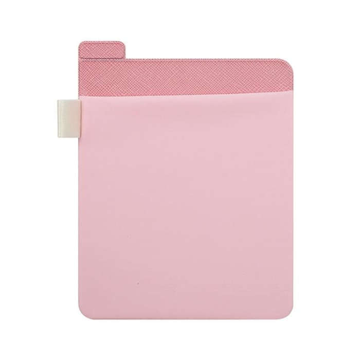 Wireless Mouse Bag Back Patch Card Bag For Mouse Storage(Pink)
