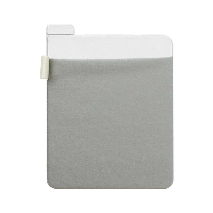 Wireless Mouse Bag Back Patch Card Bag For Mouse Storage(Grey)