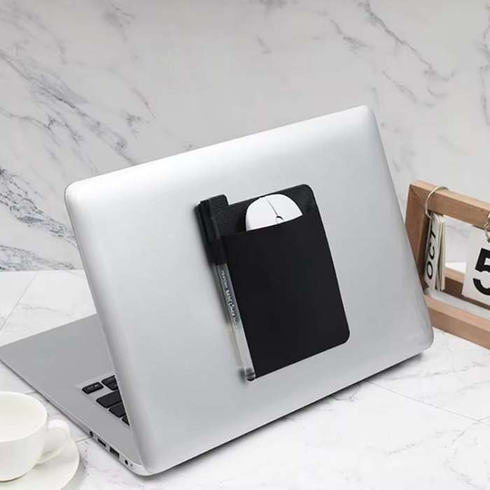 Wireless Mouse Bag Back Patch Card Bag For Mouse Storage(Pink)