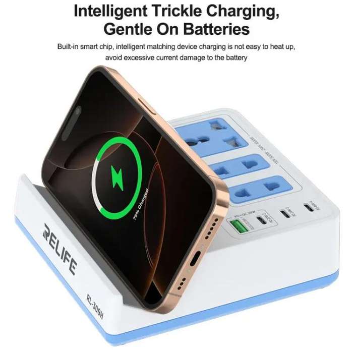 RELIFE RL-309H 72W Smart Wireless Faet Charging Socket EU Plug