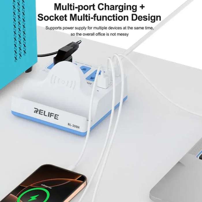 RELIFE RL-309H 72W Smart Wireless Faet Charging Socket EU Plug