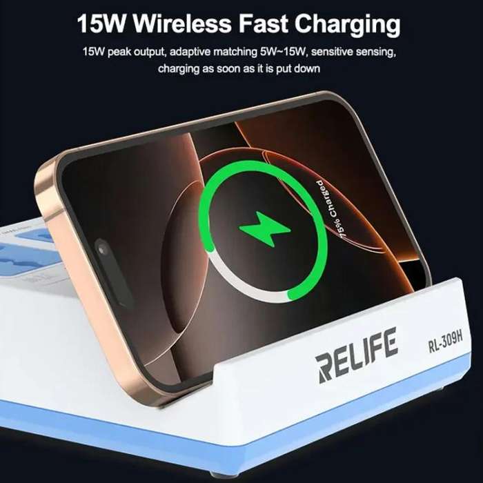 RELIFE RL-309H 72W Smart Wireless Faet Charging Socket EU Plug