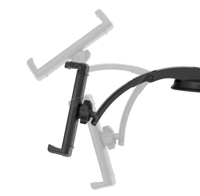 6-15 Inch Double Pull Car Tablet Mobile Phone Holder, Specification: Silicone Suction Cup Set