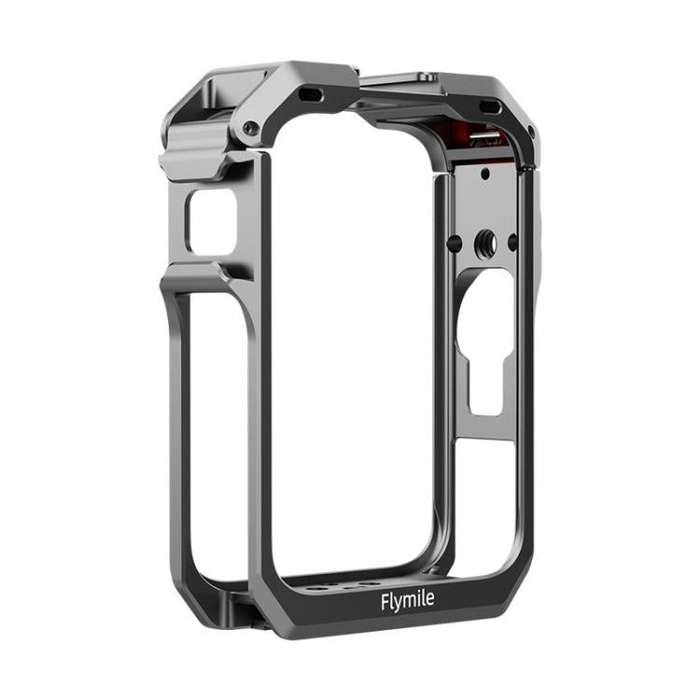 For DJI Osmo 360 Flymile Dual Cold Shoe Metal Quick-Release Cage With Lens C(FLY042_2)