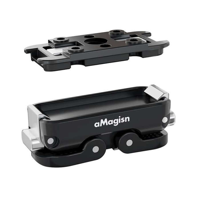 aMagisn Magnetic Quick Release Adapter for GoPro HERO13/12/11/10/9/8/11 Mini/MAX 2-in-1 Kit