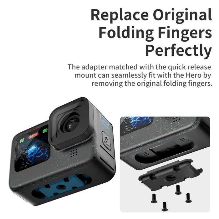aMagisn Magnetic Quick Release Adapter for GoPro HERO13/12/11/10/9/8/11 Mini/MAX Separate Top Mou...
