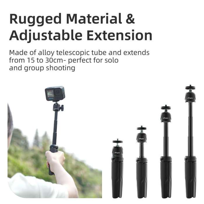 aMagisn Mini Tripod Selfie Stick with 360-degree Ball Head Adjustable Phone/Camera Mount for Trav...