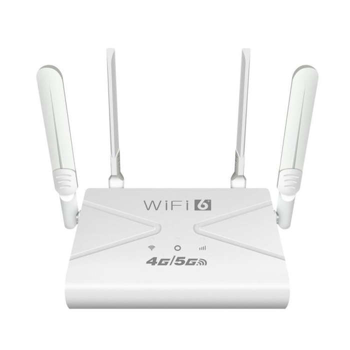 4G/5G WiFi Router Portable Plug Card Wireless Hotspot, EU Plug(White)