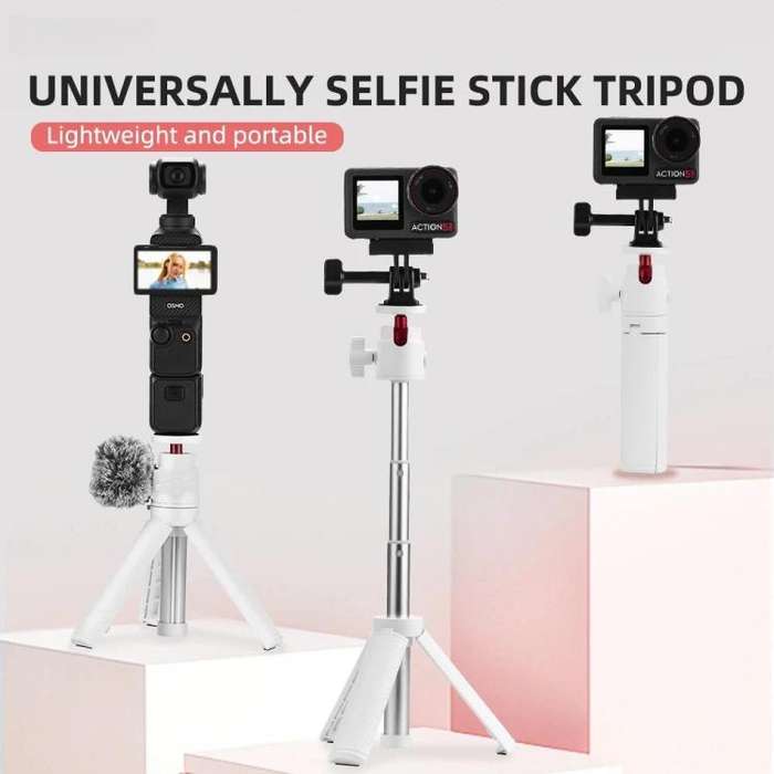 Flymile 15.8-30.8cm Tripod Selfie Stick for Action Cameras With 360-degree Adjustable Ball Head &...
