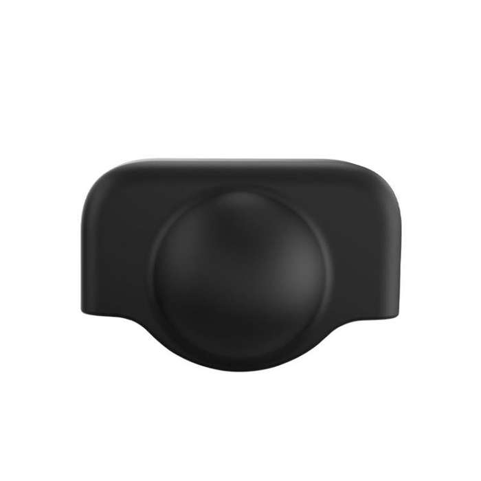 For DJI Osmo 360 Camera Silicone Lens Cap Dustproof & Anti-Scratch Lens Cover Protector(Black)