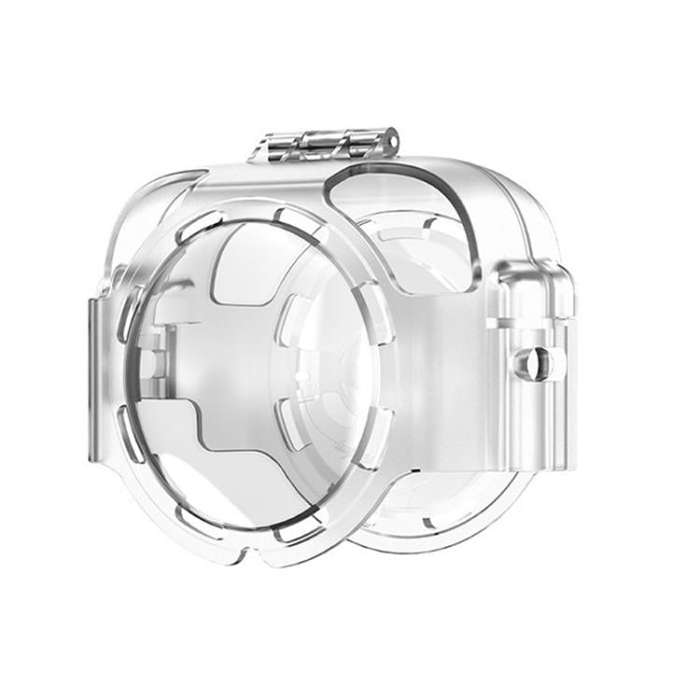 For Insta360 X5 Camera Anti-Fog Snap-On Protective Lens Cover Lens Guards(Transparent)