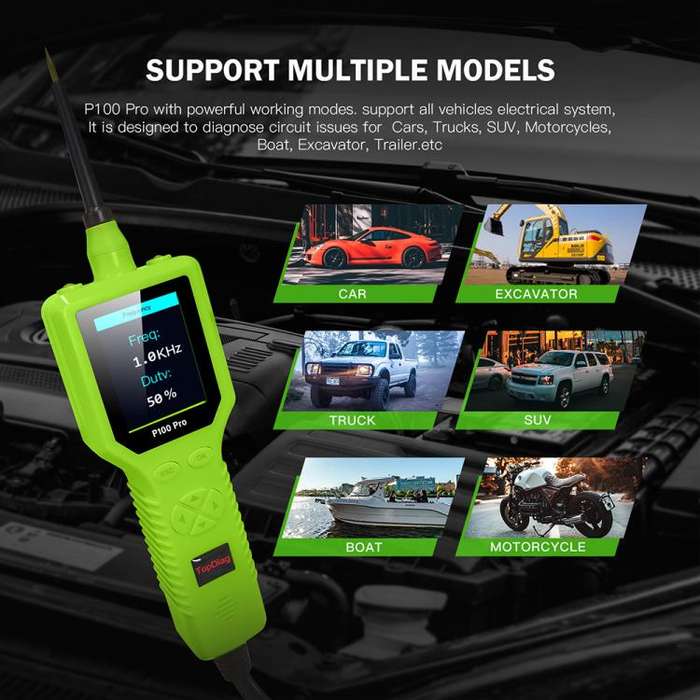 TopDiag Multi-Function Electrician Automobile Circuit Tester(P100 Pro)