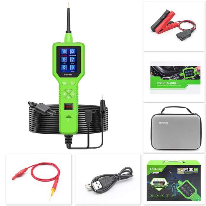 TopDiag Multi-Function Electrician Automobile Circuit Tester(P100 Pro)