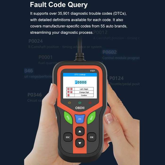 OBD 9-16V Car Battery Fault/Health Tester(V321)