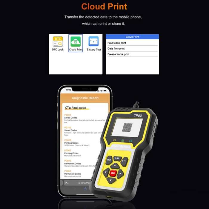 Full-System Maintenance And Reset Engine Diagnostic Tester(TP02)