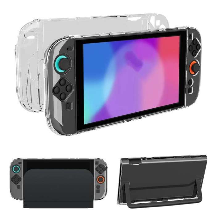 For Nintendo Switch 2 & Joy-Con Split Design Shell Plastic Protective Case With Kickstand Access(...