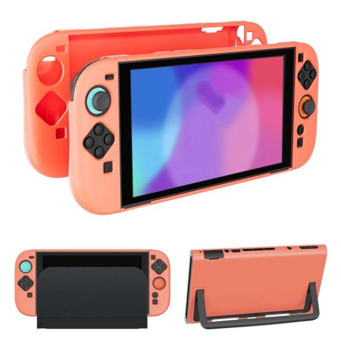 For Nintendo Switch 2 & Joy-Con Split Design Shell Plastic Protective Case With Kickstand Access(...