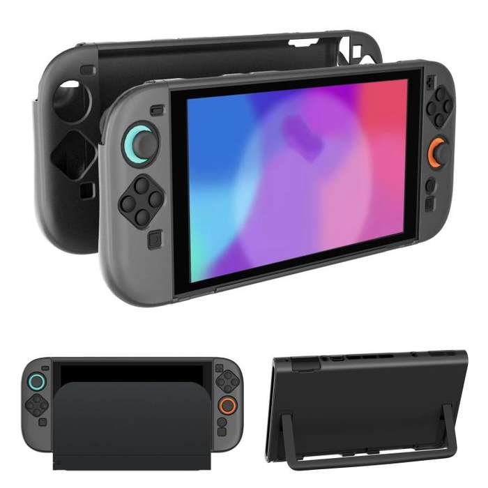For Nintendo Switch 2 & Joy-Con Split Design Shell Plastic Protective Case With Kickstand Access(...