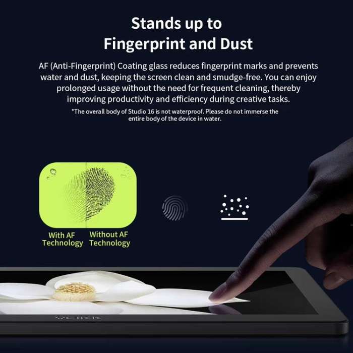VEIKK VK1600 15.6 Inch Digital Drawing Screen Electronic Drawing Screen Compatible With Mobile Ph...