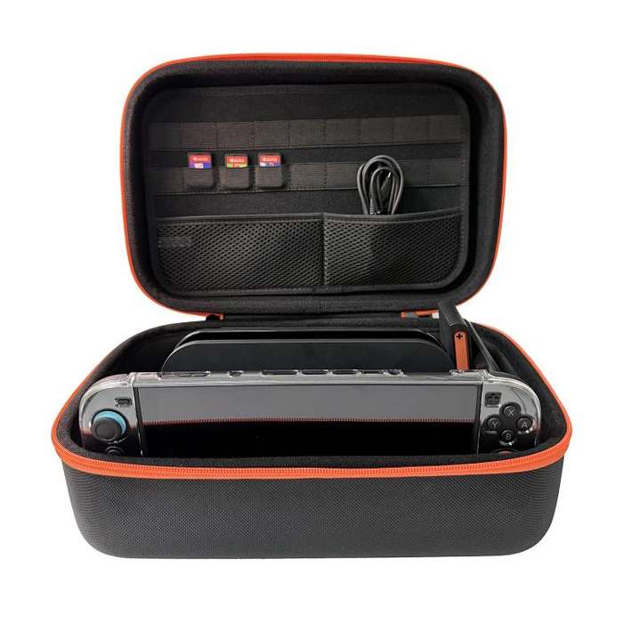 For Nintendo Switch 2 Shockproof Carrying Case Portable Protective Storage Bag(Black)