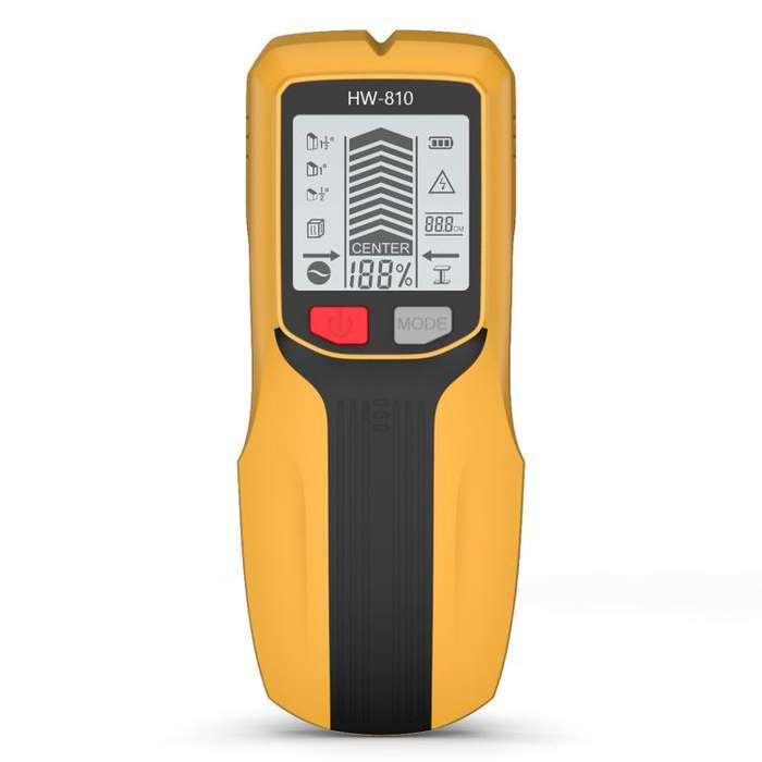 Multifunctional Wall Stud Wire Metal Detector(Yellow)