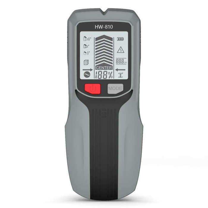 Multifunctional Wall Stud Wire Metal Detector(Gray)
