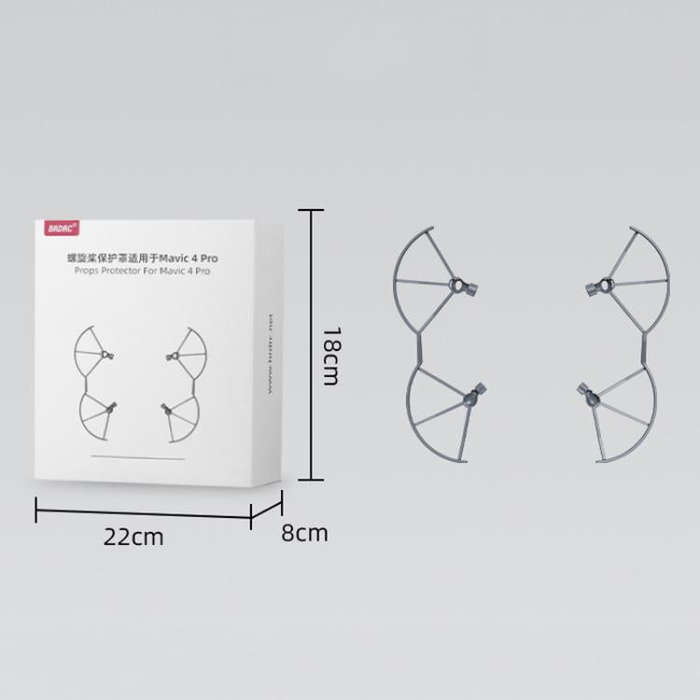 For DJI Mavic 4 Pro BRDRC Propeller Guard Anti-Collision Protection Frame(Gray)